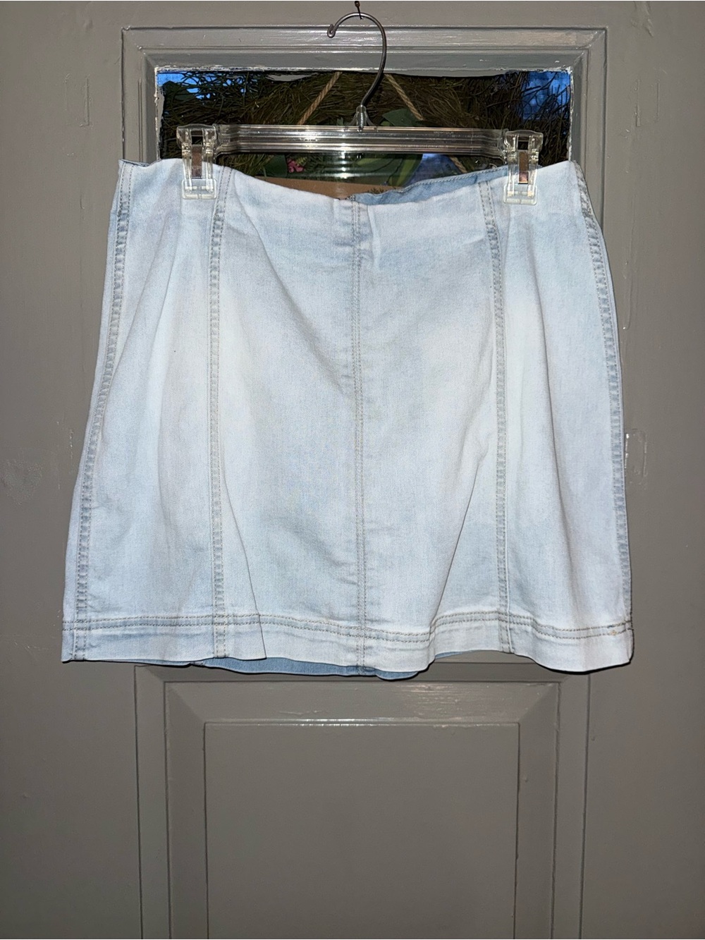“Wild Fable” Light Blue Denim ( stretchy) Mini Skirt